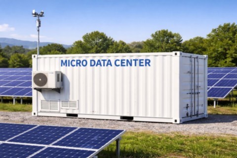 Micro data center solaire